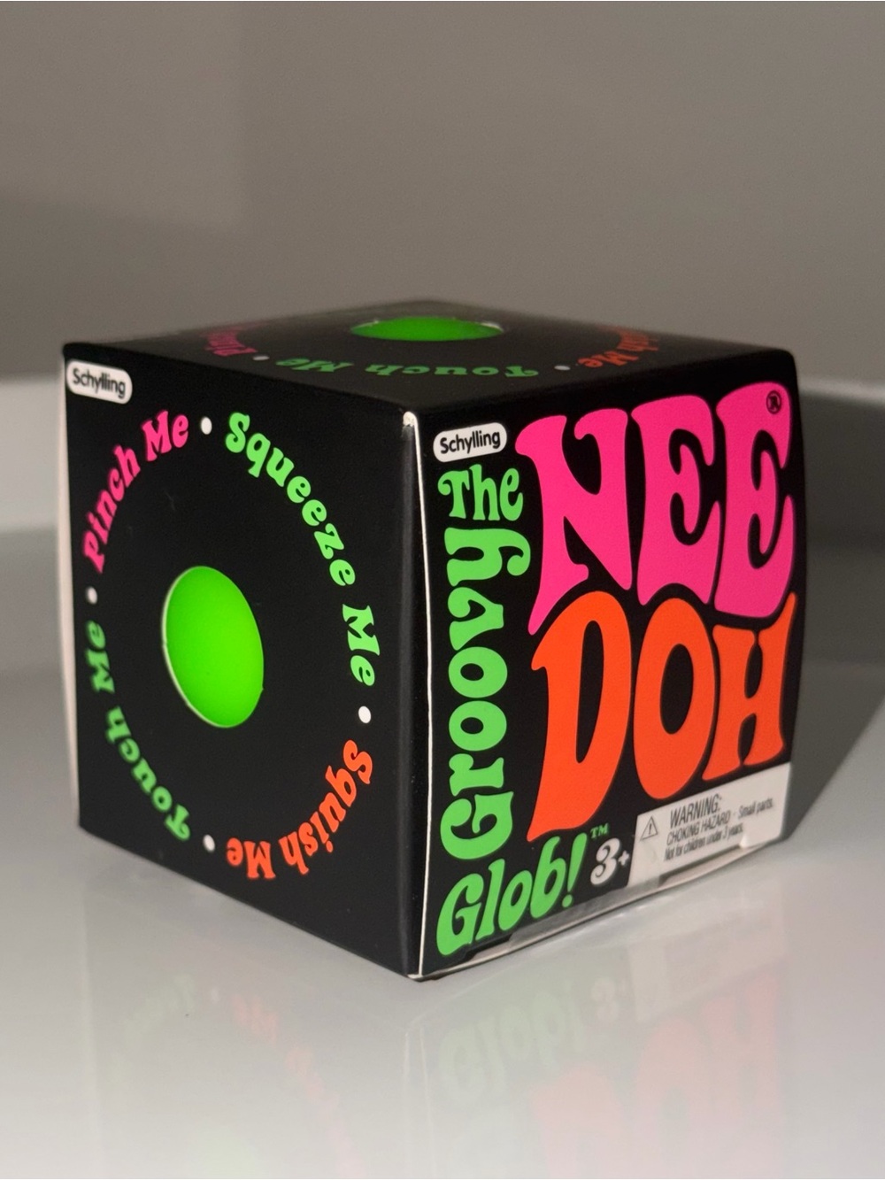 NeeDoh Schylling Groovy Glob Squishy Fidget Toy - Green